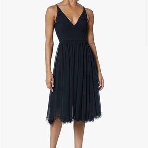 Dress the Population Alicia Black Midi Dress